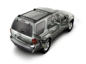 Ford Escape Hybrid cutaway